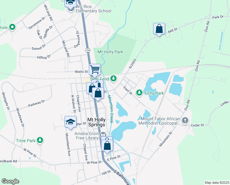 4 Orange Street, Mount Holly Springs PA Walk Score