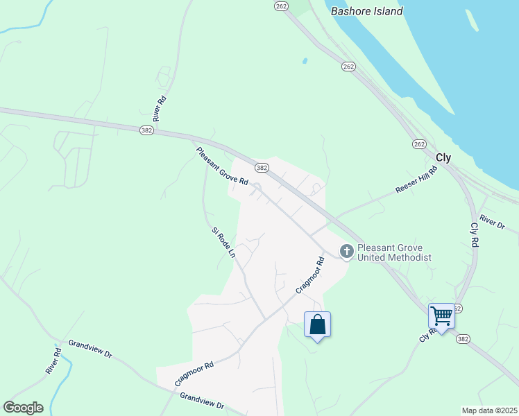map of restaurants, bars, coffee shops, grocery stores, and more near 1020 Pleasant Grove Road in York Haven