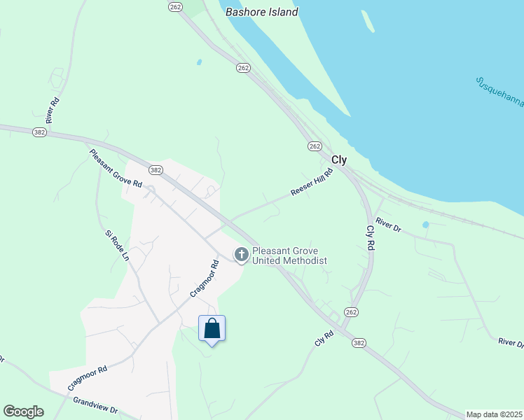 map of restaurants, bars, coffee shops, grocery stores, and more near 140 Reeser Hill Road in York Haven