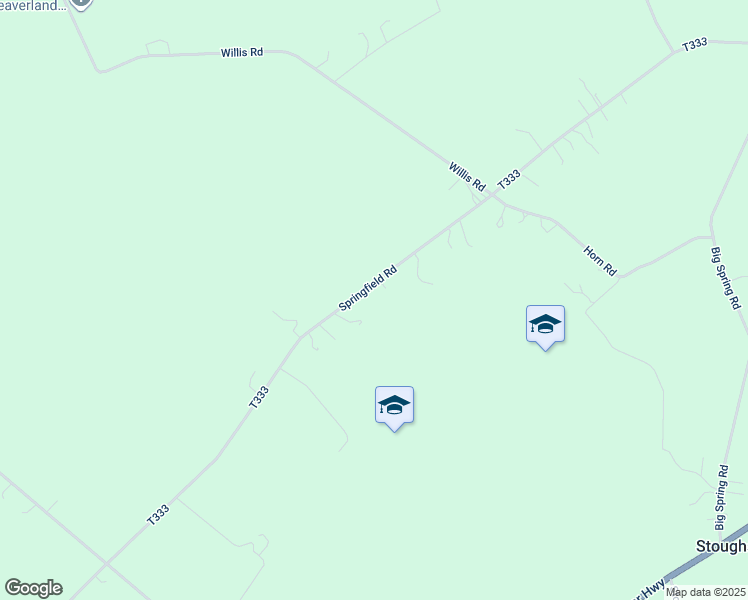 map of restaurants, bars, coffee shops, grocery stores, and more near 415 Springfield Road in Shippensburg