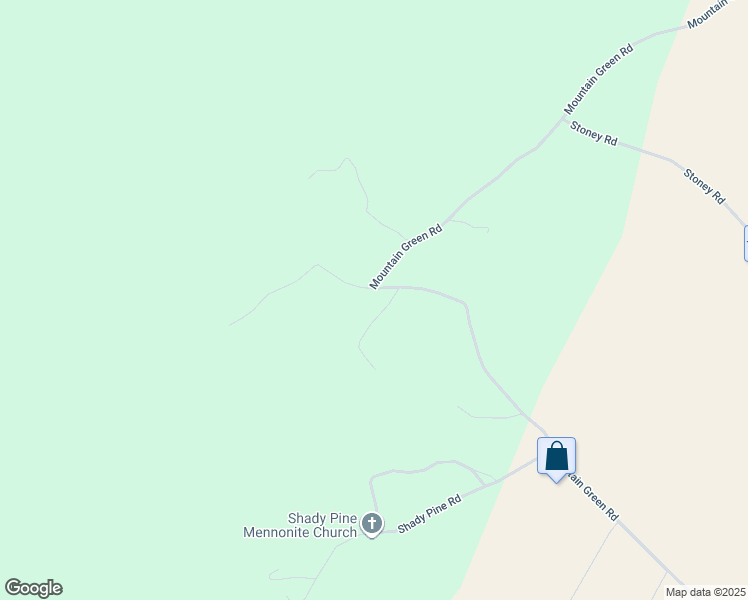 map of restaurants, bars, coffee shops, grocery stores, and more near 14983 Mountain Green Road in Willow Hill