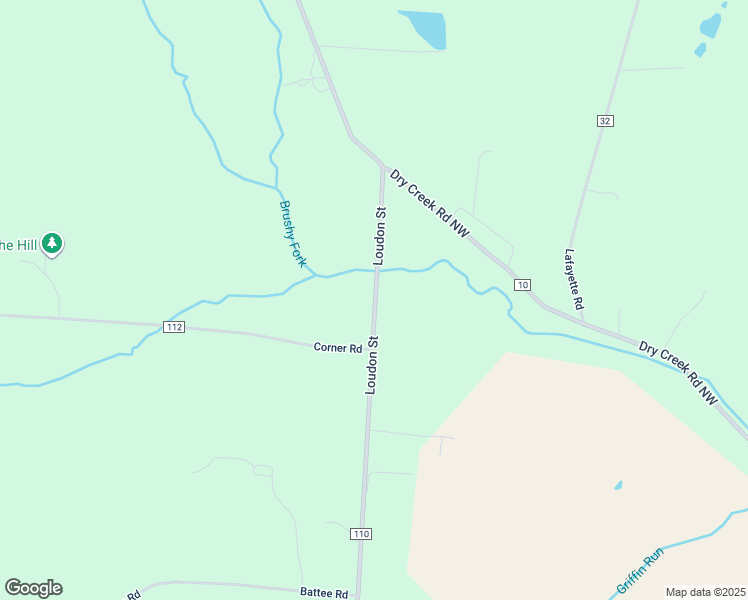 map of restaurants, bars, coffee shops, grocery stores, and more near 4558 Loudon Street in Granville