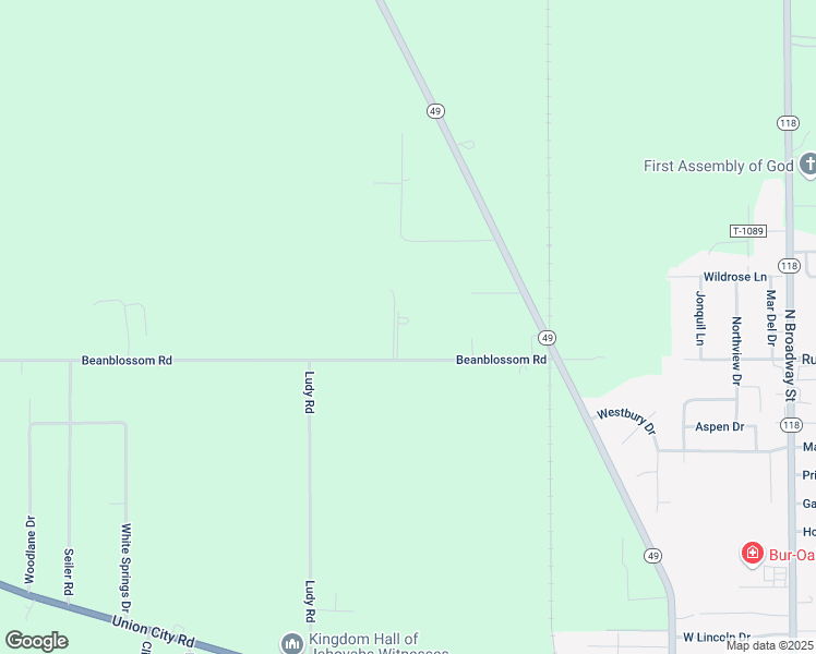 map of restaurants, bars, coffee shops, grocery stores, and more near 4088 Beanblossom Road in Greenville