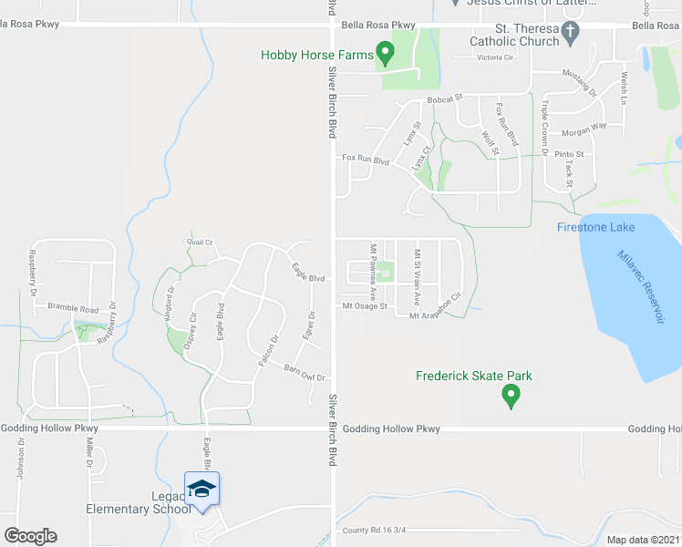 map of restaurants, bars, coffee shops, grocery stores, and more near 4890 Eagle Boulevard in Longmont