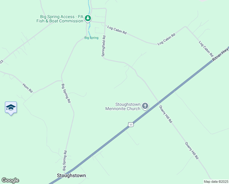 map of restaurants, bars, coffee shops, grocery stores, and more near 61 Stone Ledge Rd in Newville