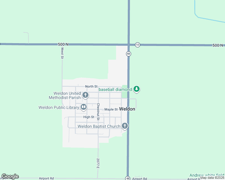 map of restaurants, bars, coffee shops, grocery stores, and more near 255 North Street in Weldon