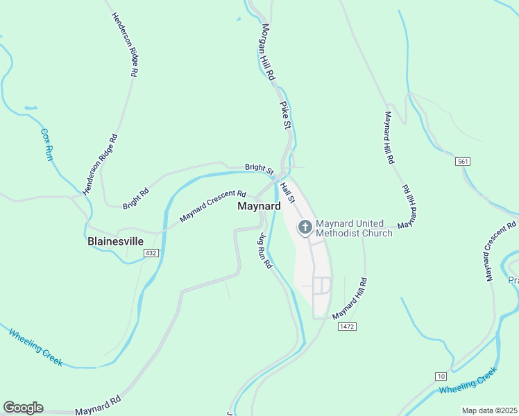 map of restaurants, bars, coffee shops, grocery stores, and more near in Maynard