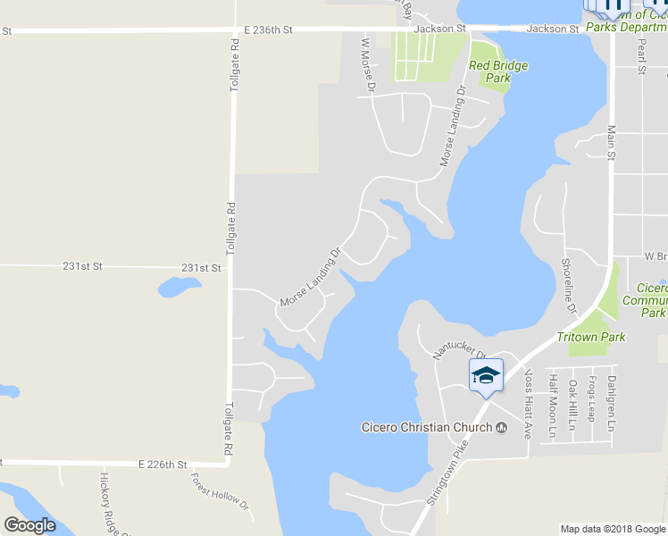 map of restaurants, bars, coffee shops, grocery stores, and more near 845 Morse Landing Drive in Cicero