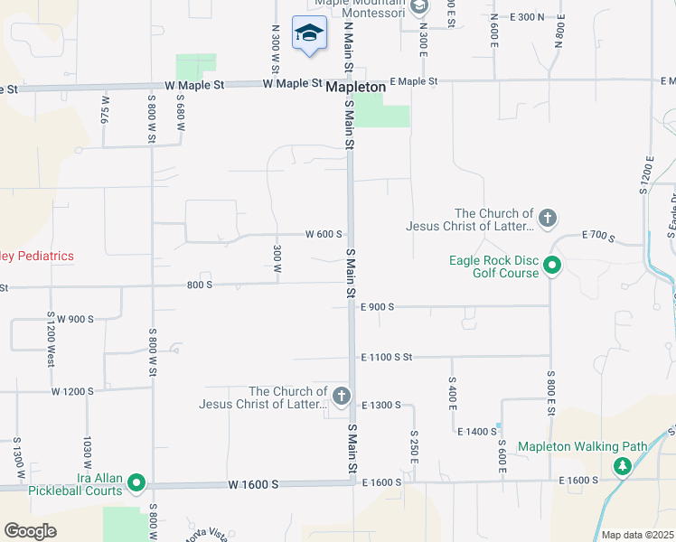 map of restaurants, bars, coffee shops, grocery stores, and more near 780 South Main Street in Mapleton