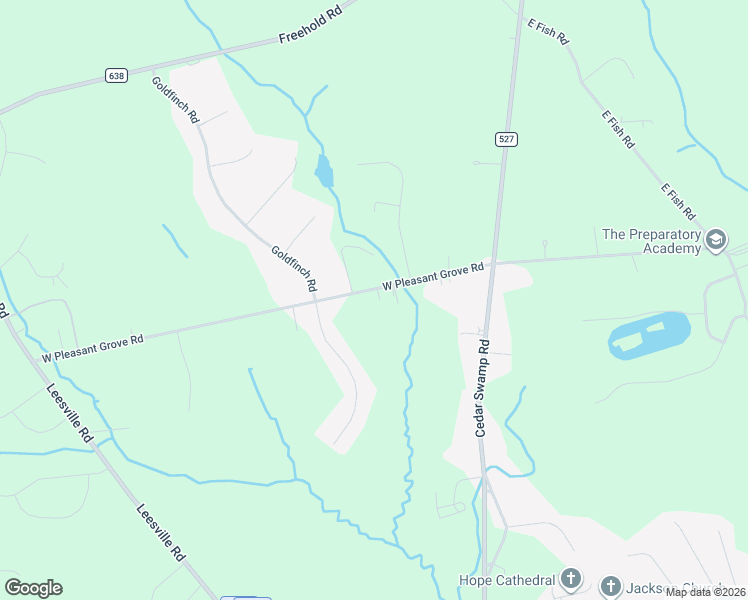 map of restaurants, bars, coffee shops, grocery stores, and more near 49 West Pleasant Grove Road in Jackson Township