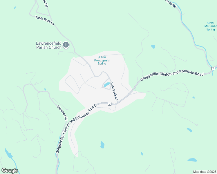 map of restaurants, bars, coffee shops, grocery stores, and more near 15 Lakeview Drive in Wheeling