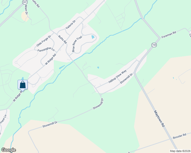 map of restaurants, bars, coffee shops, grocery stores, and more near 234 Marion Road in Elizabethtown