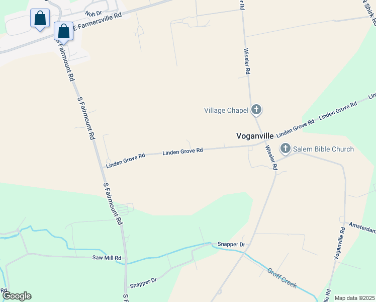 map of restaurants, bars, coffee shops, grocery stores, and more near 391 Linden Grove Road in Ephrata