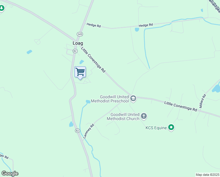 map of restaurants, bars, coffee shops, grocery stores, and more near 1981 Little Conestoga Rd in Elverson