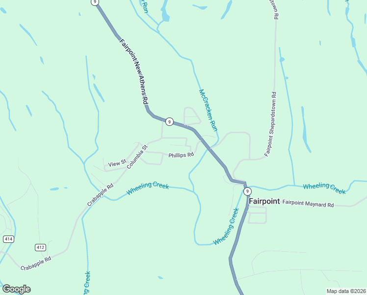 map of restaurants, bars, coffee shops, grocery stores, and more near 47120 Zac Avenue in Saint Clairsville