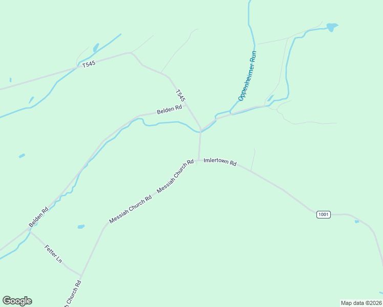 map of restaurants, bars, coffee shops, grocery stores, and more near 1603 Messiah Church Road in Bedford