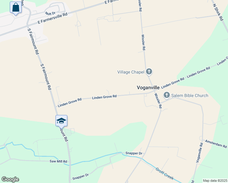 map of restaurants, bars, coffee shops, grocery stores, and more near 367 Linden Grove Road in Ephrata