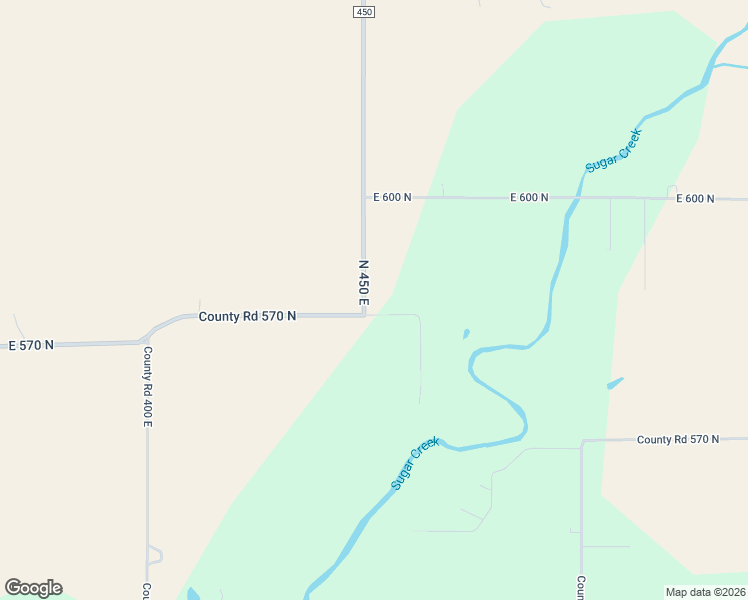 map of restaurants, bars, coffee shops, grocery stores, and more near 4668 East County Road 570 North in Crawfordsville