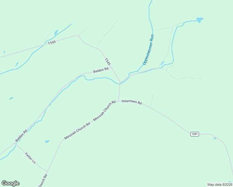 map of restaurants, bars, coffee shops, grocery stores, and more near 1603 Messiah Church Road in Bedford