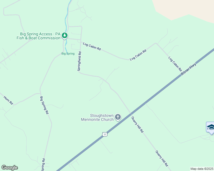 map of restaurants, bars, coffee shops, grocery stores, and more near 212 Springfield Rd in Newville