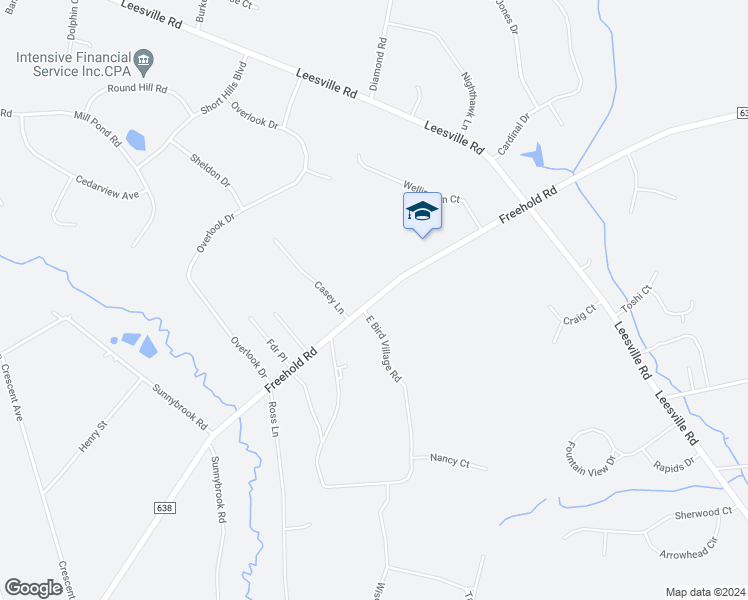 map of restaurants, bars, coffee shops, grocery stores, and more near 440 Freehold Road in Jackson