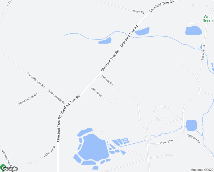 map of restaurants, bars, coffee shops, grocery stores, and more near 27 Isabella Road in Elverson