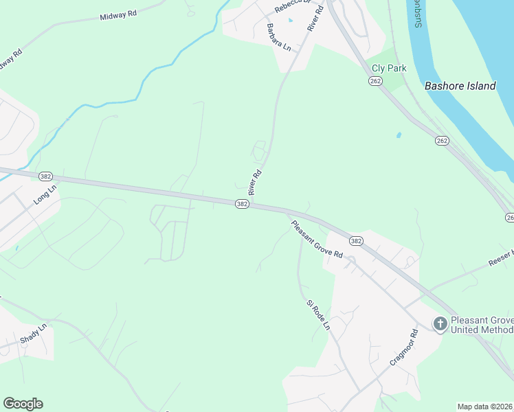 map of restaurants, bars, coffee shops, grocery stores, and more near York Haven Rd in York