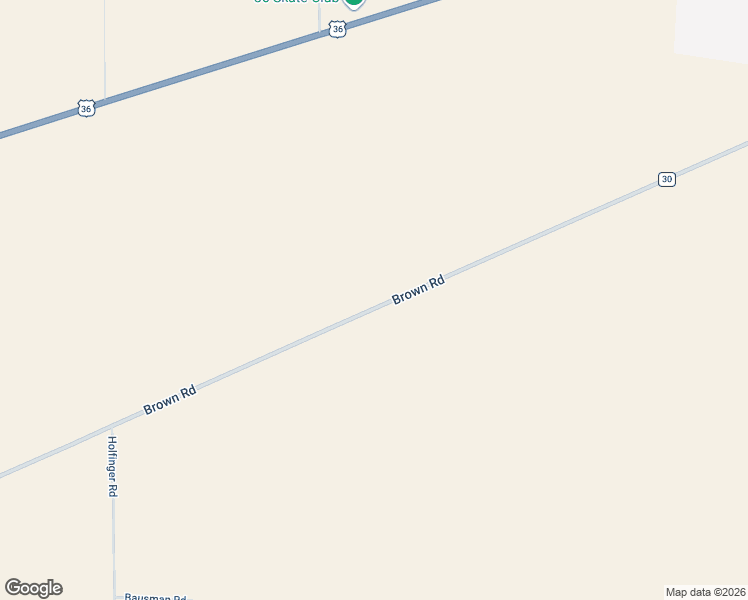 map of restaurants, bars, coffee shops, grocery stores, and more near 4855 Brown Road in Piqua