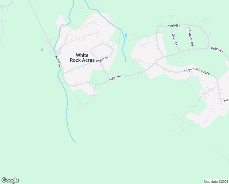 map of restaurants, bars, coffee shops, grocery stores, and more near 1309 Kuhn Road in Boiling Springs