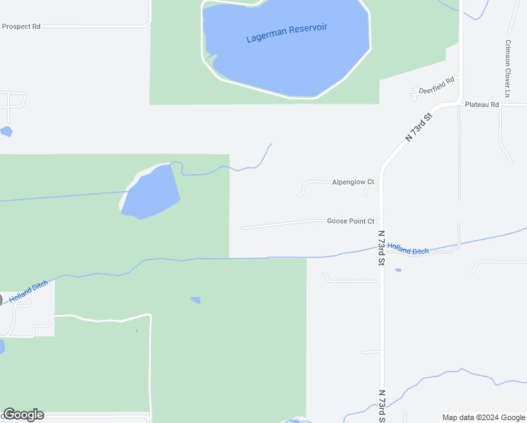 map of restaurants, bars, coffee shops, grocery stores, and more near 7025 Goose Point Court in Longmont