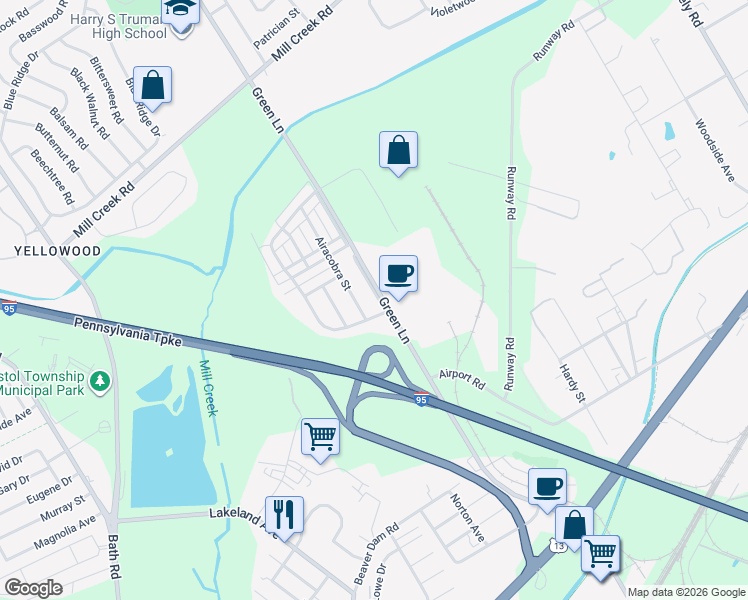 2204 Bloomsdale Road, Levittown PA Walk Score