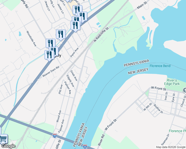 map of restaurants, bars, coffee shops, grocery stores, and more near 7230 Parkwyn Avenue in Bristol