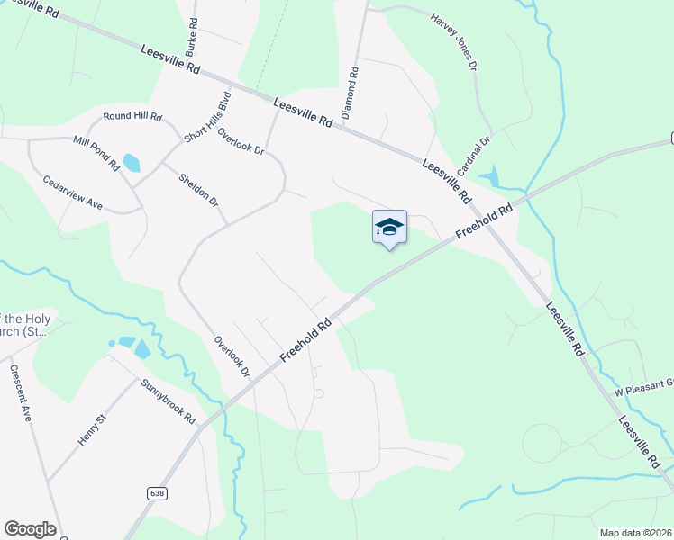 map of restaurants, bars, coffee shops, grocery stores, and more near 444 Freehold Road in Jackson Township