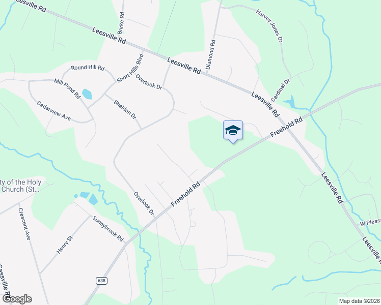 map of restaurants, bars, coffee shops, grocery stores, and more near 444 Freehold Road in Jackson Township