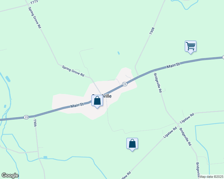 map of restaurants, bars, coffee shops, grocery stores, and more near 1609 Main Street in East Earl