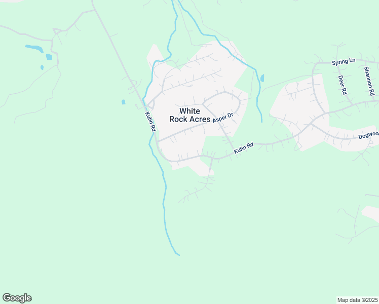 map of restaurants, bars, coffee shops, grocery stores, and more near 1348 Kuhn Road in Boiling Springs