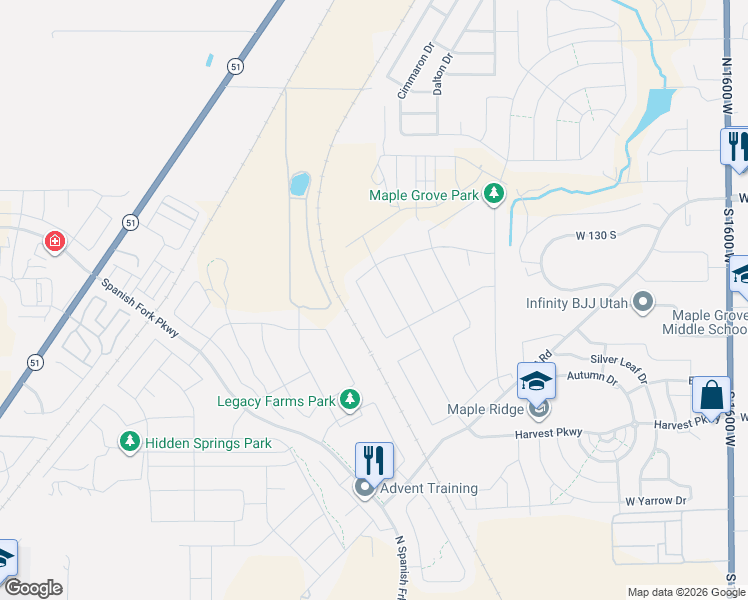map of restaurants, bars, coffee shops, grocery stores, and more near 315 Sherman Street in Mapleton