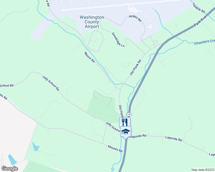 map of restaurants, bars, coffee shops, grocery stores, and more near 30 Moore Road in Washington