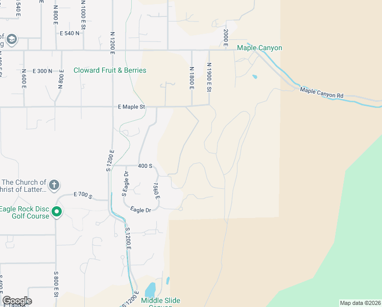 map of restaurants, bars, coffee shops, grocery stores, and more near 1746 East Maple Street in Mapleton
