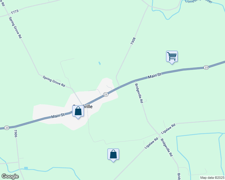 map of restaurants, bars, coffee shops, grocery stores, and more near 1637 Main Street in East Earl