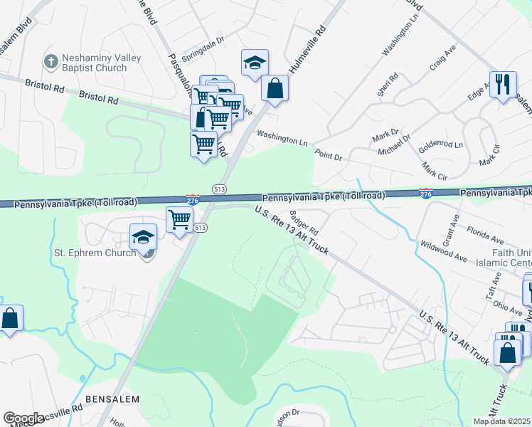 1850 Gibson Road, Bensalem PA Walk Score