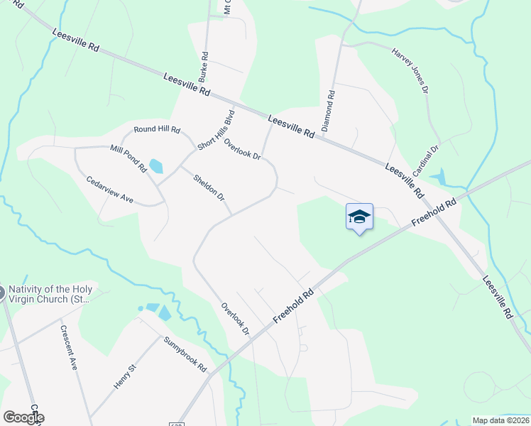 map of restaurants, bars, coffee shops, grocery stores, and more near 23 Overlook Drive in Jackson Township