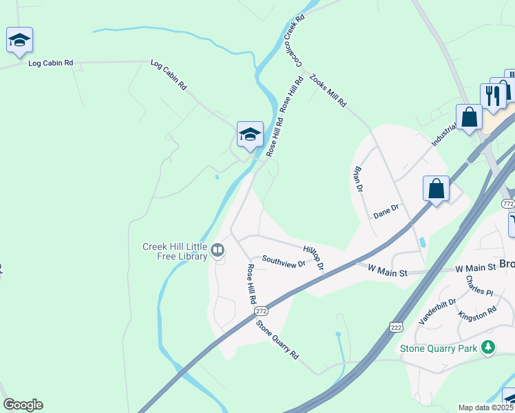 map of restaurants, bars, coffee shops, grocery stores, and more near 312 Northview Dr in Ephrata