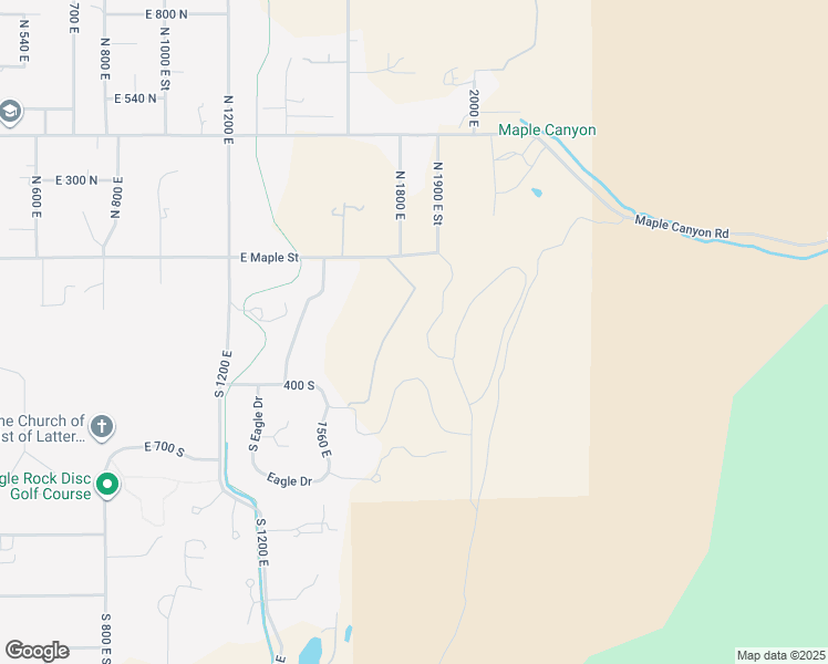 map of restaurants, bars, coffee shops, grocery stores, and more near 266 South Krissa Street in Mapleton