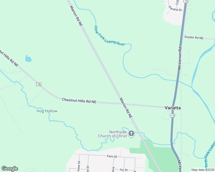 map of restaurants, bars, coffee shops, grocery stores, and more near 5008 Marion Road Northeast in Newark