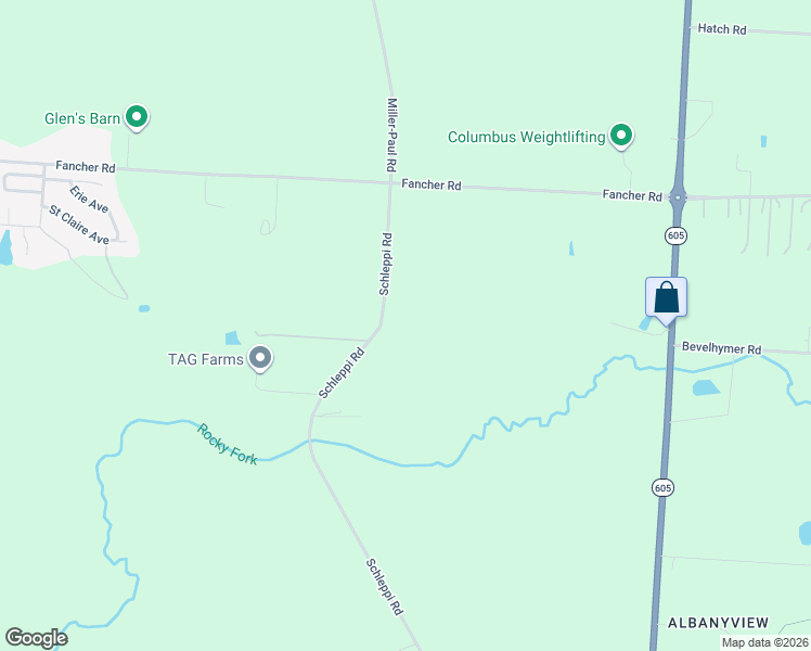 map of restaurants, bars, coffee shops, grocery stores, and more near 6701 Miller-Paul Road in Westerville