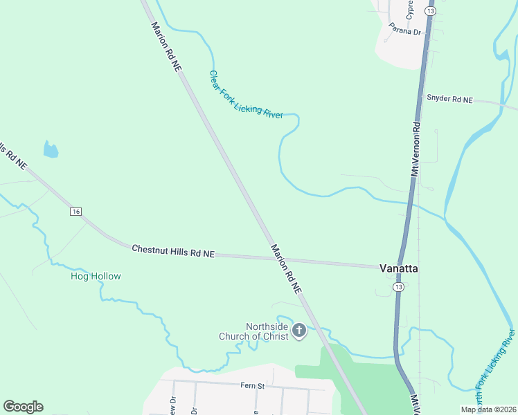 map of restaurants, bars, coffee shops, grocery stores, and more near 5008 Marion Road Northeast in Newark