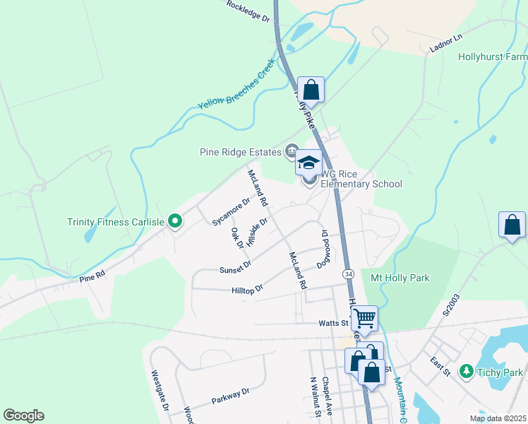 203 McLand Road, Mount Holly Springs PA Walk Score