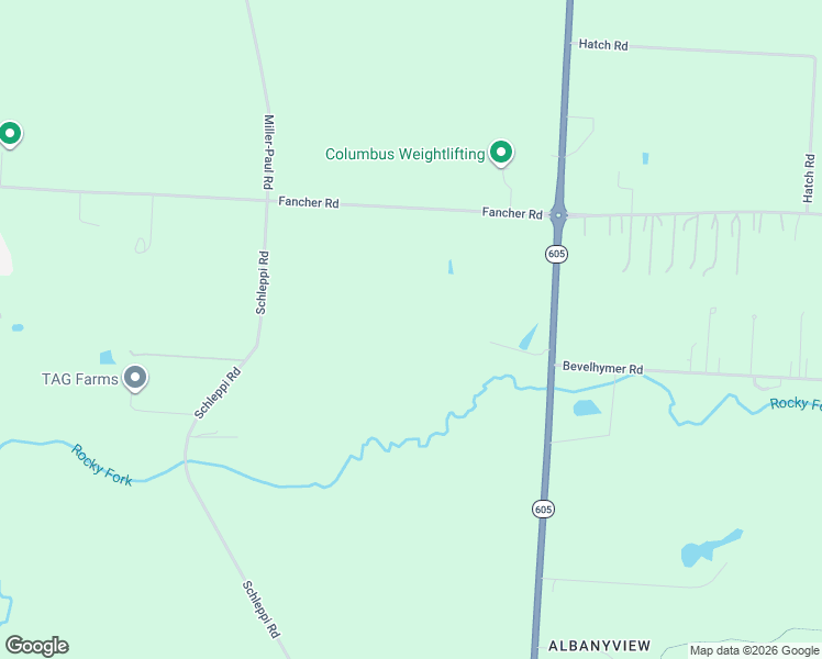 map of restaurants, bars, coffee shops, grocery stores, and more near 6701 Miller-Paul Road in Westerville