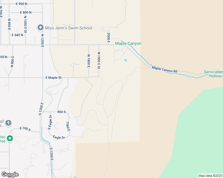 map of restaurants, bars, coffee shops, grocery stores, and more near 145 South Troy Street in Mapleton